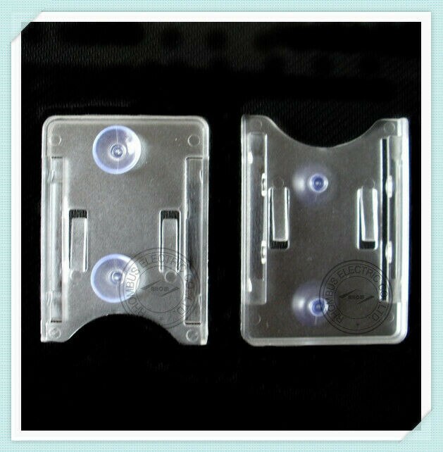 EM UHF Mifare1 6C RFID Card Holder Shelf Clip w/Vacuum Chuck f/windshield glass