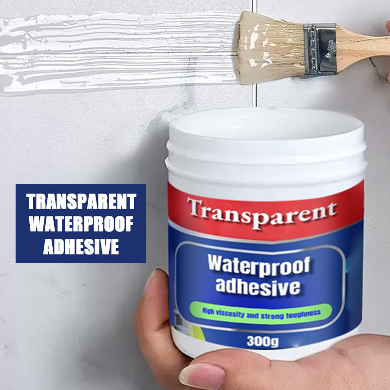 Unsichtbares, wasserdichtes mittel, extrem starke wasserdichte beschichtung, dichtmittel, transparente dichtungsbeschichtung zur reparatur von rissen und undichtigkeiten.