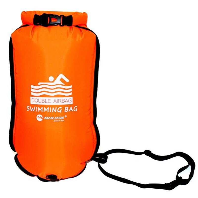 Opblaasbare Tow Float Dry Bag Air Bag Met Taille Riem Zwemmen Boei Veiligheid Opblaasbare Zak