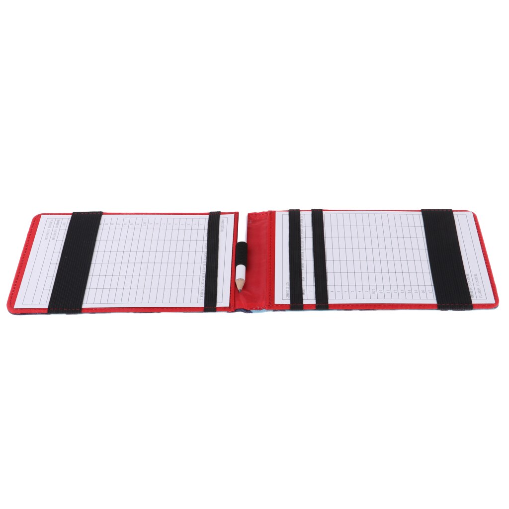 Premium Golf Score Book Golf Score Counter Booklet Keeper Holder with Score Card Pencil: Camouflage Blue