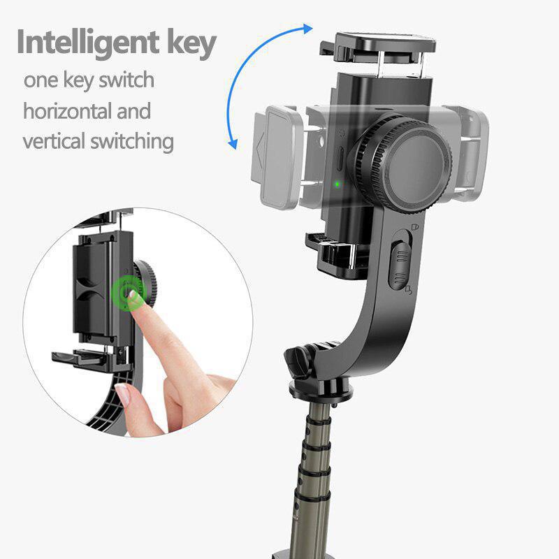Bluetooth Selfie Stick - 860mm Extended - Wired Stabilizer - Aluminum - for Smartphones