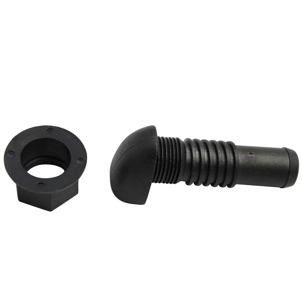 Nuovo in nylon Stampata gas Sfiato del Serbatoio del gas Barca Carburante Sfiato del Serbatoio Nero