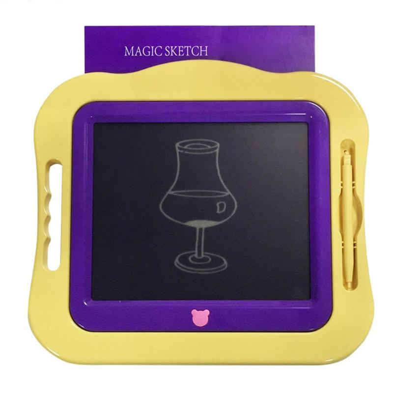 Soft LCD Drawing Tablet Digital Graphic Tablets Electronic Writing Painting Light Box Tracing Copy Board Pad Table for Kids: Yellow