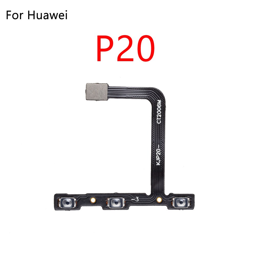 Power ON OFF Button For HuaWei P30 P20 Pro P10 P9 Plus Lite P Smart Silent Volume Button Ribbon Flex Cable: For P20
