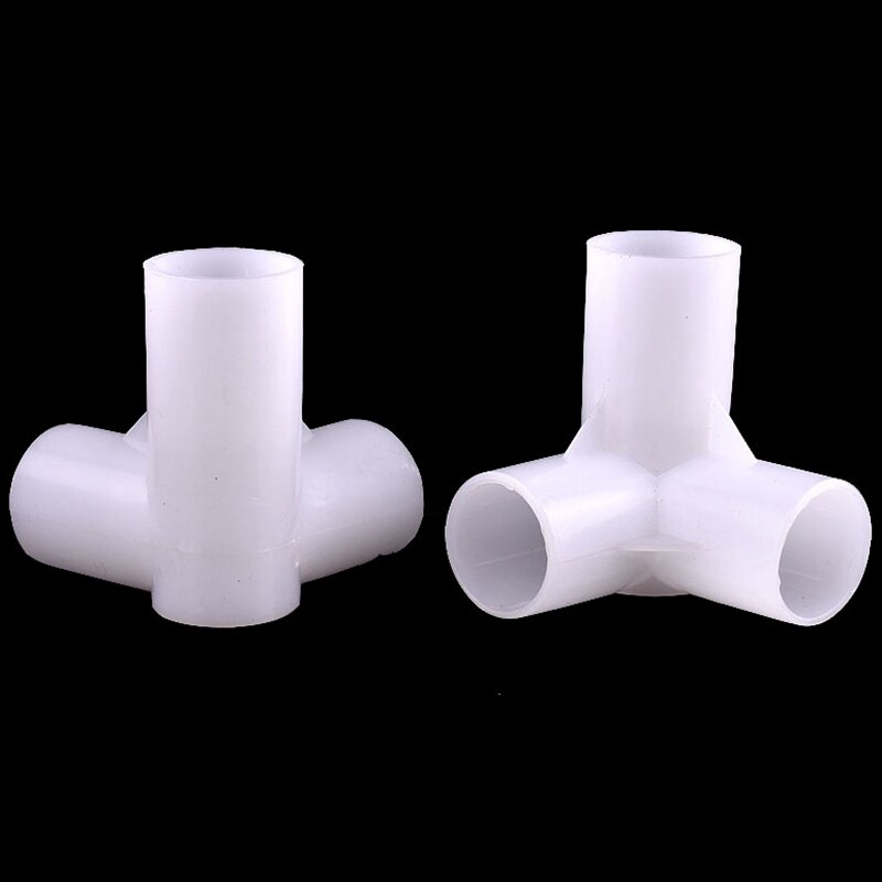 2~10Pcs 12~25mm Cross 3D Three-Dimensional Connector Watering Irrigation Water Pipe 4-Way Joint Garden DIY Shelf Tube Fittings