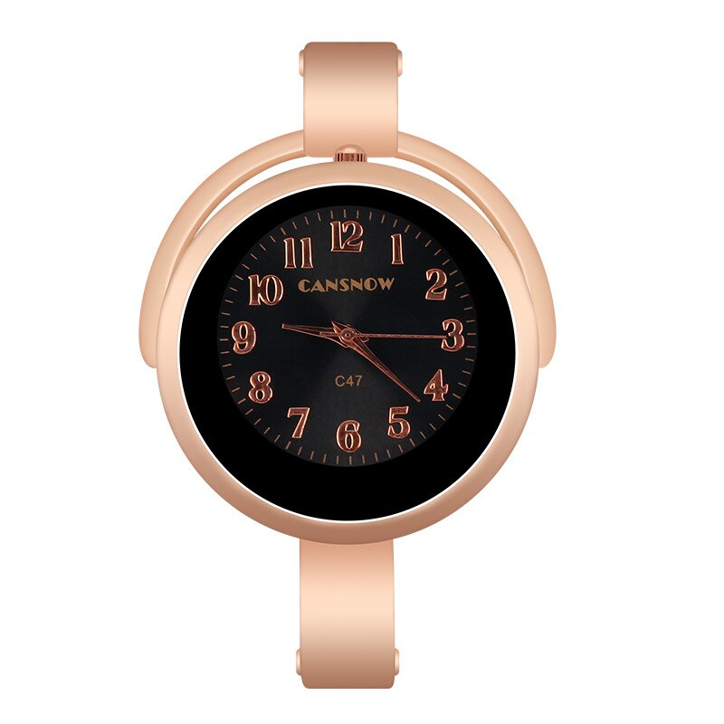 Nuovi orologi da polso da donna sottili orologi da polso in acciaio inossidabile con cinturino in oro rosa per orologio da donna casuale montre femme: nero