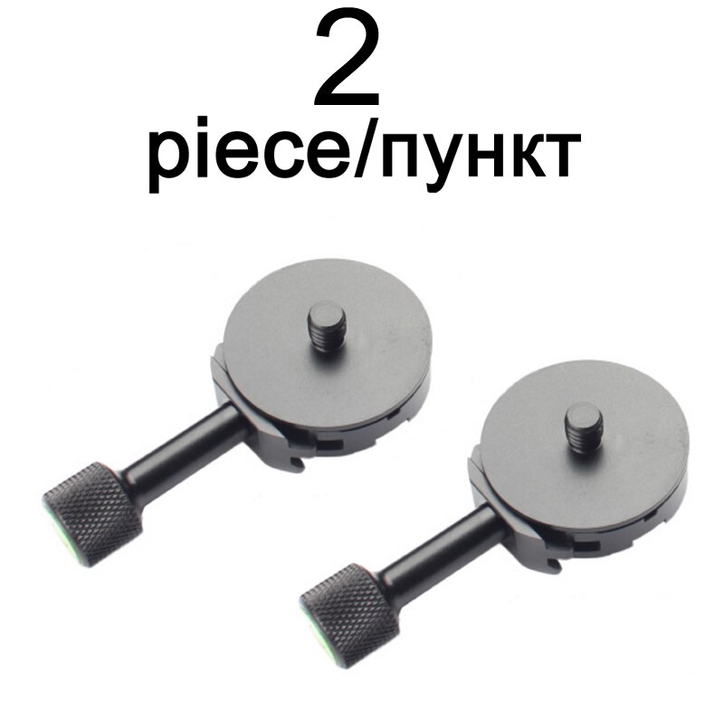 Double End Camera Tripod Stand Arca Swiss Quick Release Plate Light Bracket Flash Holder For Digital SLR Photo Studio Accessorie: WHITE