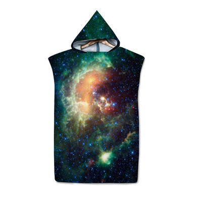 Night Sky Pattern Microfiber Wetsuit Changing Robe... – Vicedeal