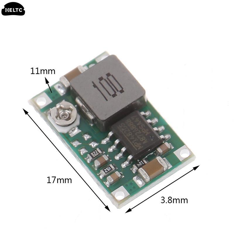 Regulador de voltios de , convertidor reductor de 3a, MINI DC-DC, 5V-23V a 3,3 V, 6V, 9V, 12V
