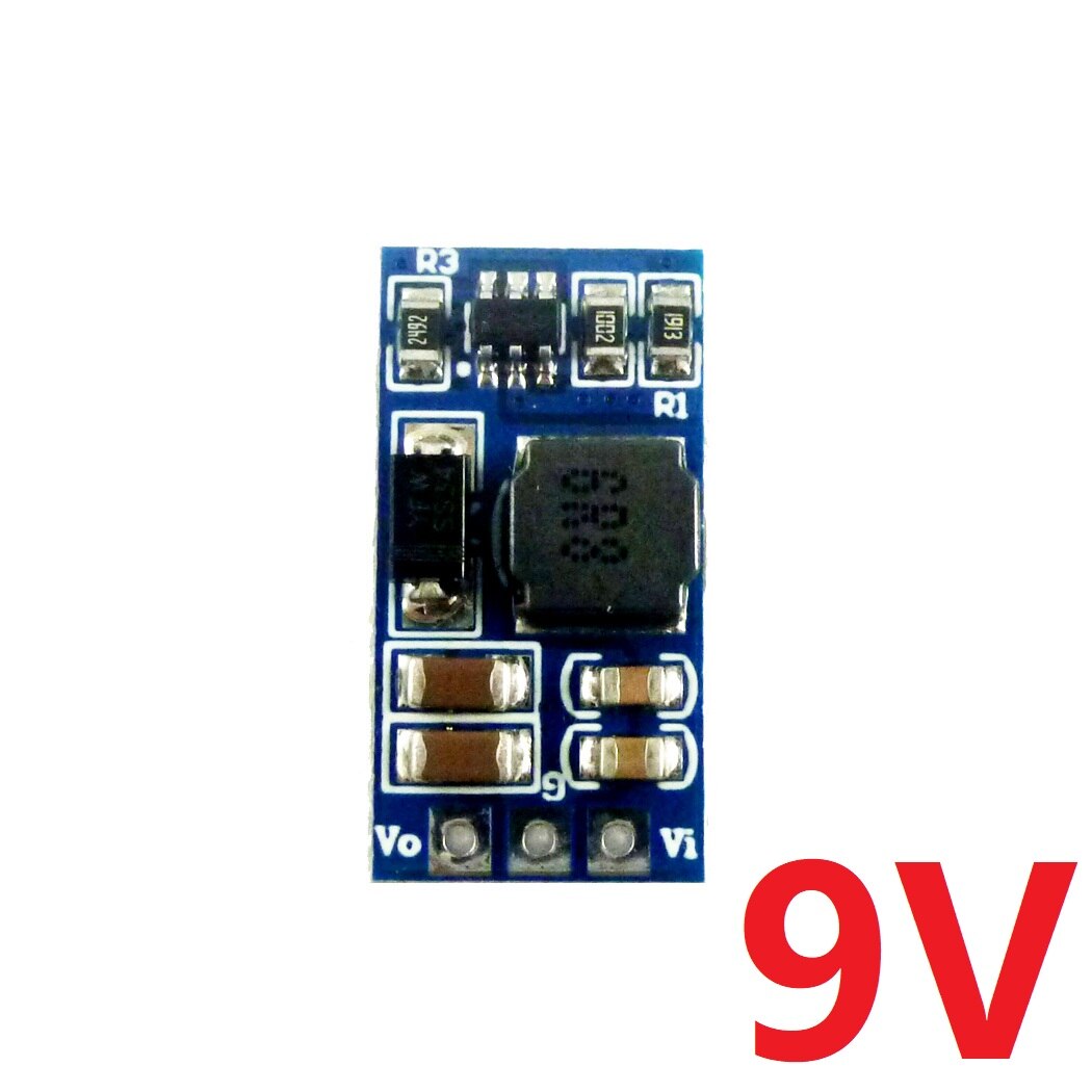 7W Mini Dc Dc Boost Converter 2.6-5.5V 5V 6V 9V 12V led Motor Regulator Module: 9V no Pin