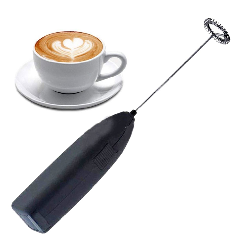 Batidor eléctrico para bebidas, batidor de café, Espumador de leche, batidora mexclador agitador de huevos, batidor eléctrico de Mini Mango, utensilios de cocina