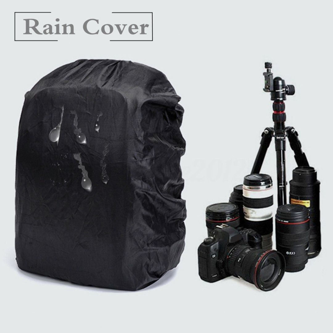 Upgrade Waterproof multi-functional Digital DSLR Camera Video Bag with Rain Cover SLR Camera Bag PE Padded for Photographer