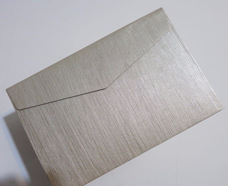 50pcs 198x130mm(7.7" x 5.1") Embossed Specialty Paper Envelope Wedding Business Invitation Envelopes: Khaki