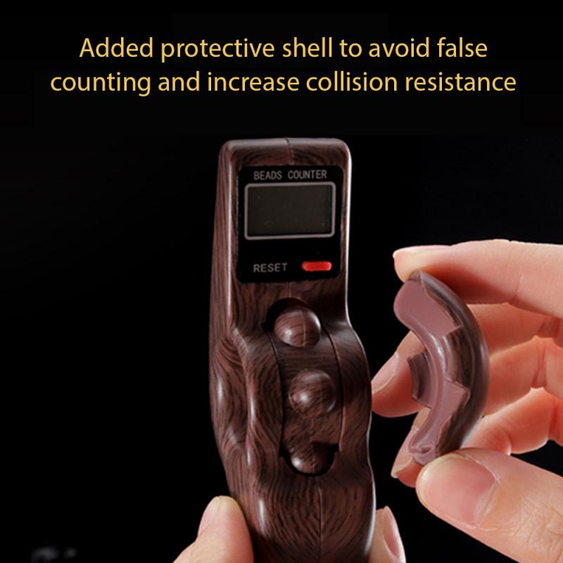 1 pz nuova elettronica Tasbeeh contatore di conteggio digitale con LED facile ripristinabile originale rosario digitale rilassamento giocattoli Dropshipping