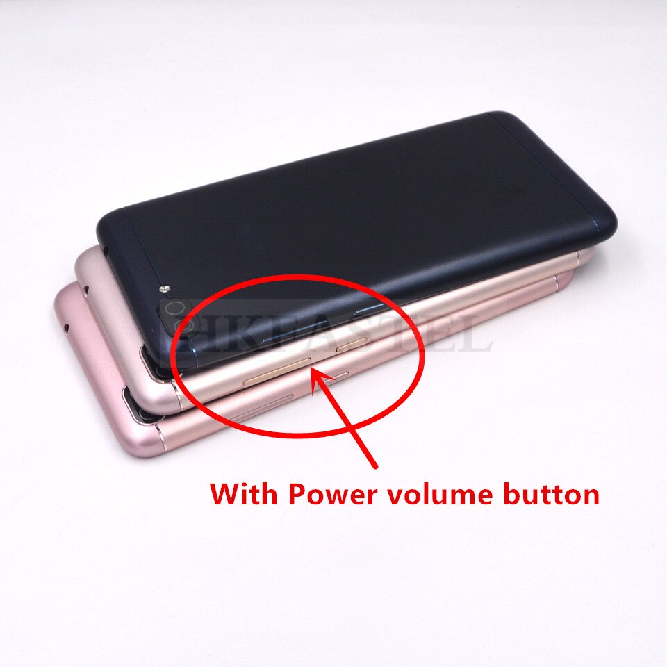 Original ZC554KL Housing For Asus Zenfone 4 Max ZC554KL Back Battery Door Cover SIM SD Card Tray Power volume Button