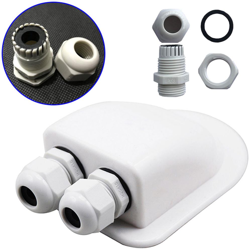 Dak Draad Entry Klier Doos Zonnepaneel Kabel Camper Caravan Boot Junction Box Snelle Levering Csv