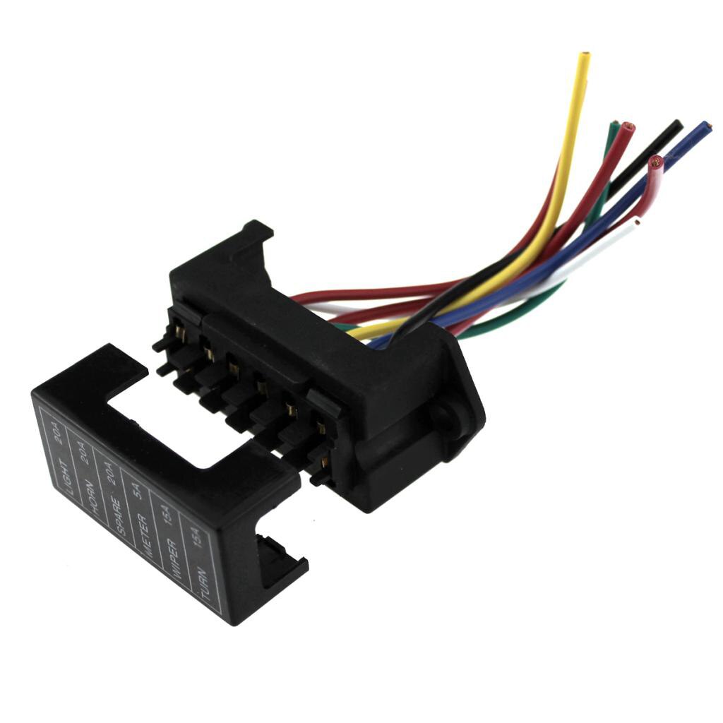 Automotive 6-Way Fusebox Fuse Holder Block For ATC ATO Terminals