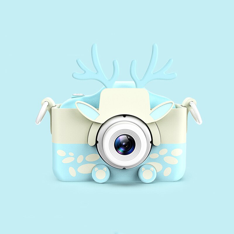 Draagbare Kinderen Camera Full Hd 1080P Mini Digitale Video Foto Camera Fotograficas 2 Inch Scherm Chargable Fotografie Camera: Blauw / 8GB