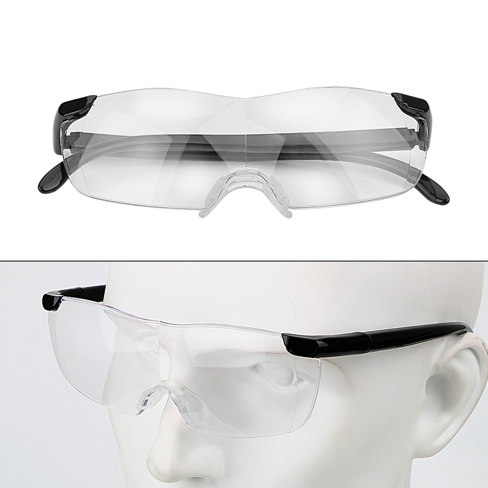 DIYWORK 250 Graden Verziend Bril 1.6 Keer Vergrootglas Loepen Brillen Oogbescherming Werkbril
