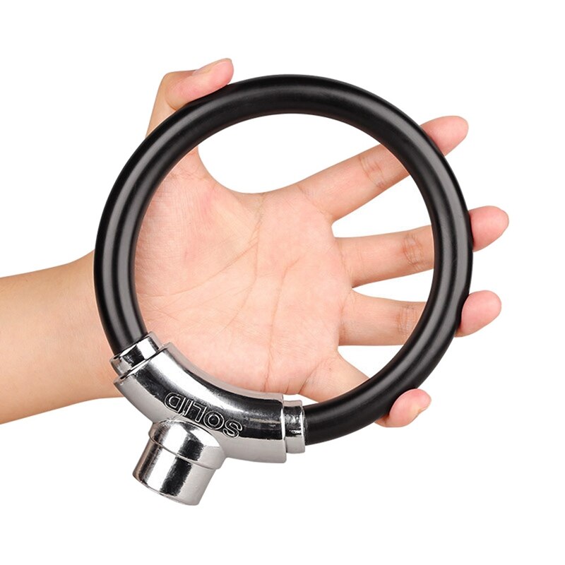 -Bicycle Lock Ring Lock Anti-Theft Cable Lock Mountain Road Bike Portable Mini Bicycle Lock Ring Lock Riding