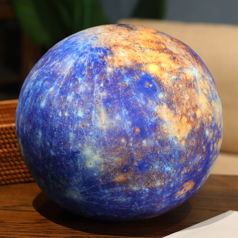 Simulación de tierra, sol, Marte, juguete de peluche, planetas rellenos en el sistema Solar, almohada de muñeca suave, cojín, juguetes para niños, decoración de de cumpleaños: Morado / 31cm-50cm
