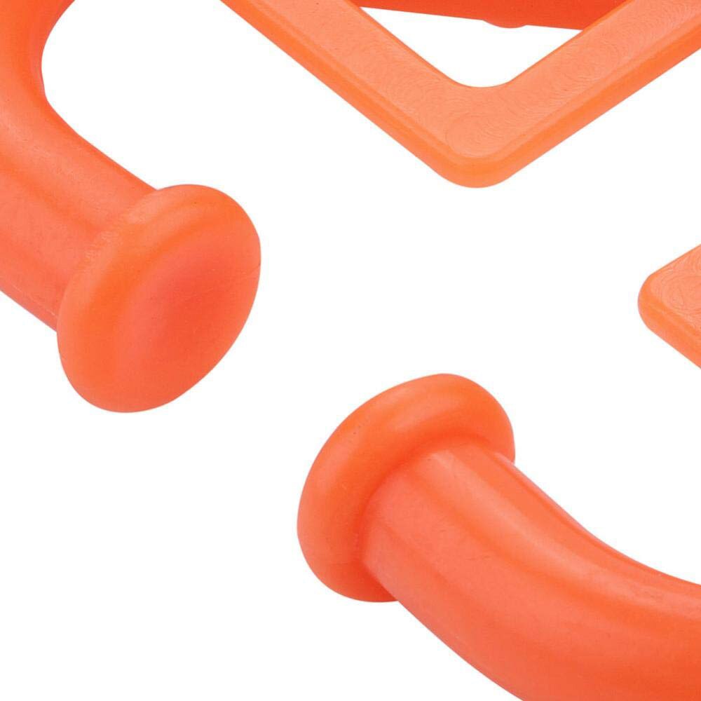 10 stk runde tyrenæser tyk plastik kvægnæsering fravænningsværktøj til kalvekvæg forhindrer sutning