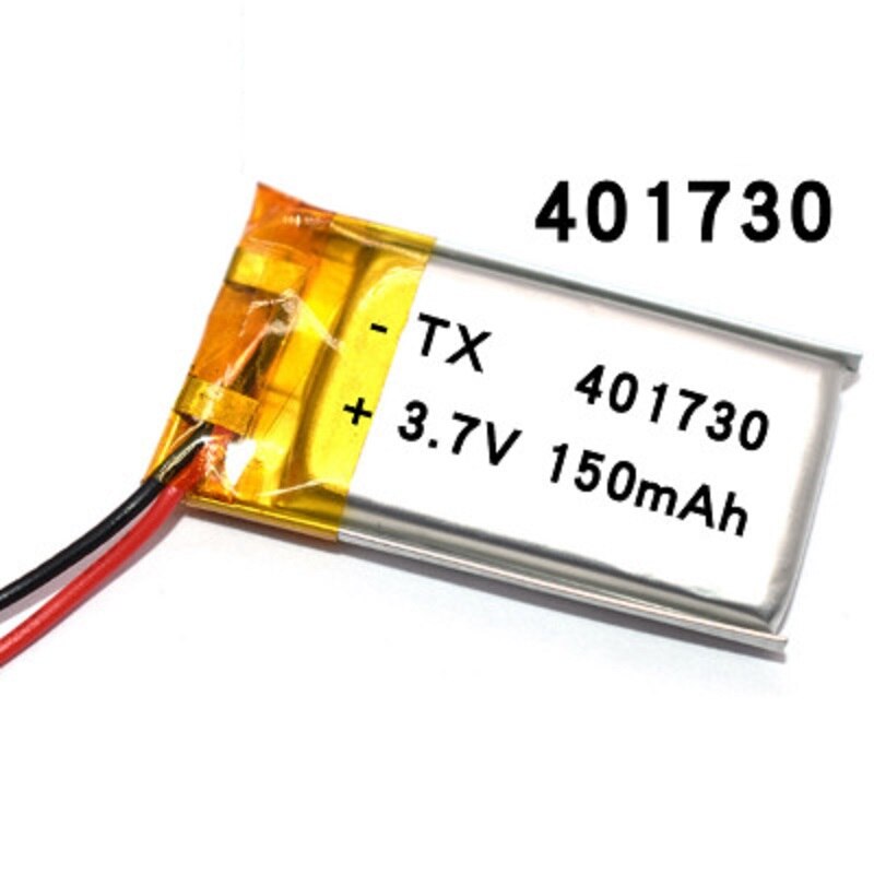 3.7V 150mAh 401730 Lithium polymère li-po li-ion batterie Rechargeable navigateur tenu dans la main pour Mp3 GPS bluetooth caméra: Default Title