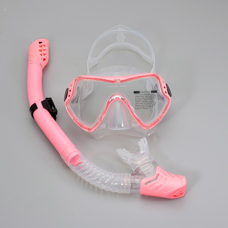 Professionele Snorkel Duikbril En Snorkels Goggles Bril Duiken Zwemmen Adem Buis Set Snorkel Masker: BH49-Pink