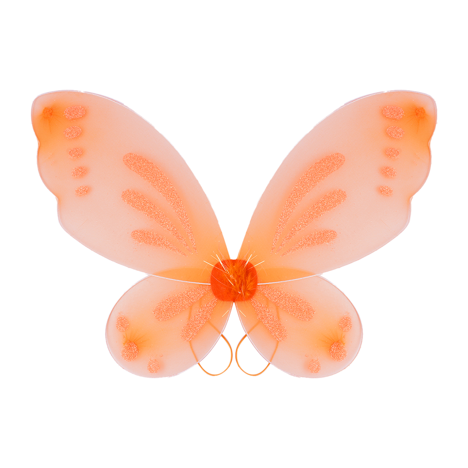 Kids Girls Photography Props Butterfly Style Wings Halloween Cosplay Costume Accessory Carnival Party Performance Angel Wings: Orange