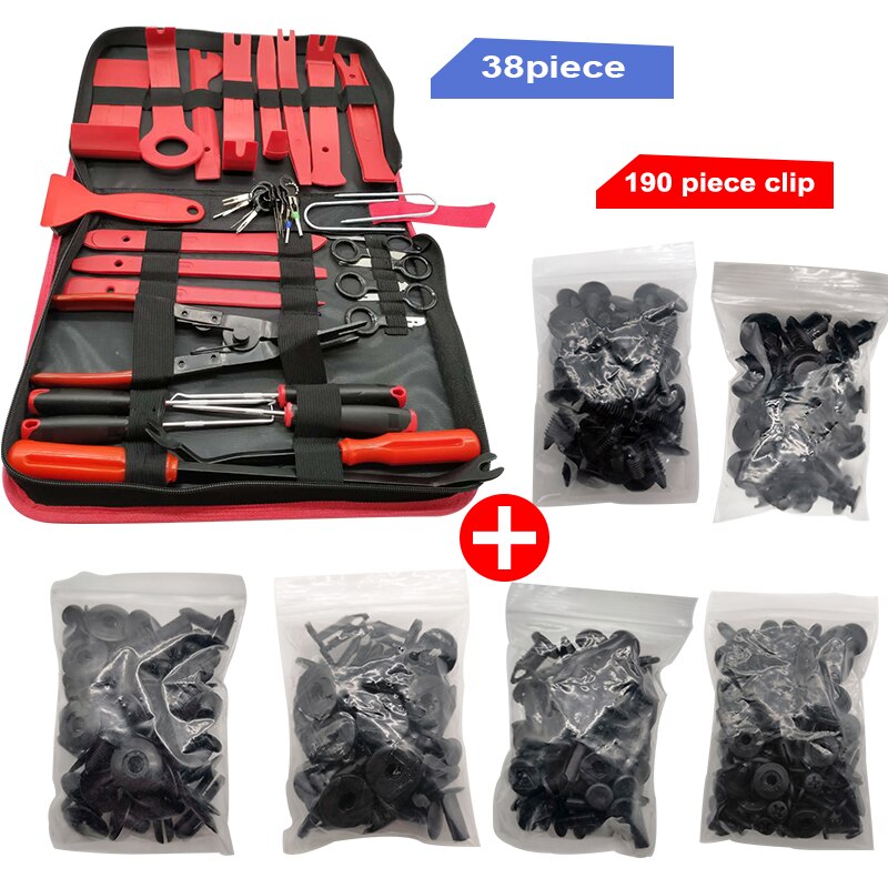 Garage Gereedschap Auto Interieur Demontage Tool Auto Deur Panel Trim Removal Puller Kit Plastic Messen Voor Interieur Reparatie