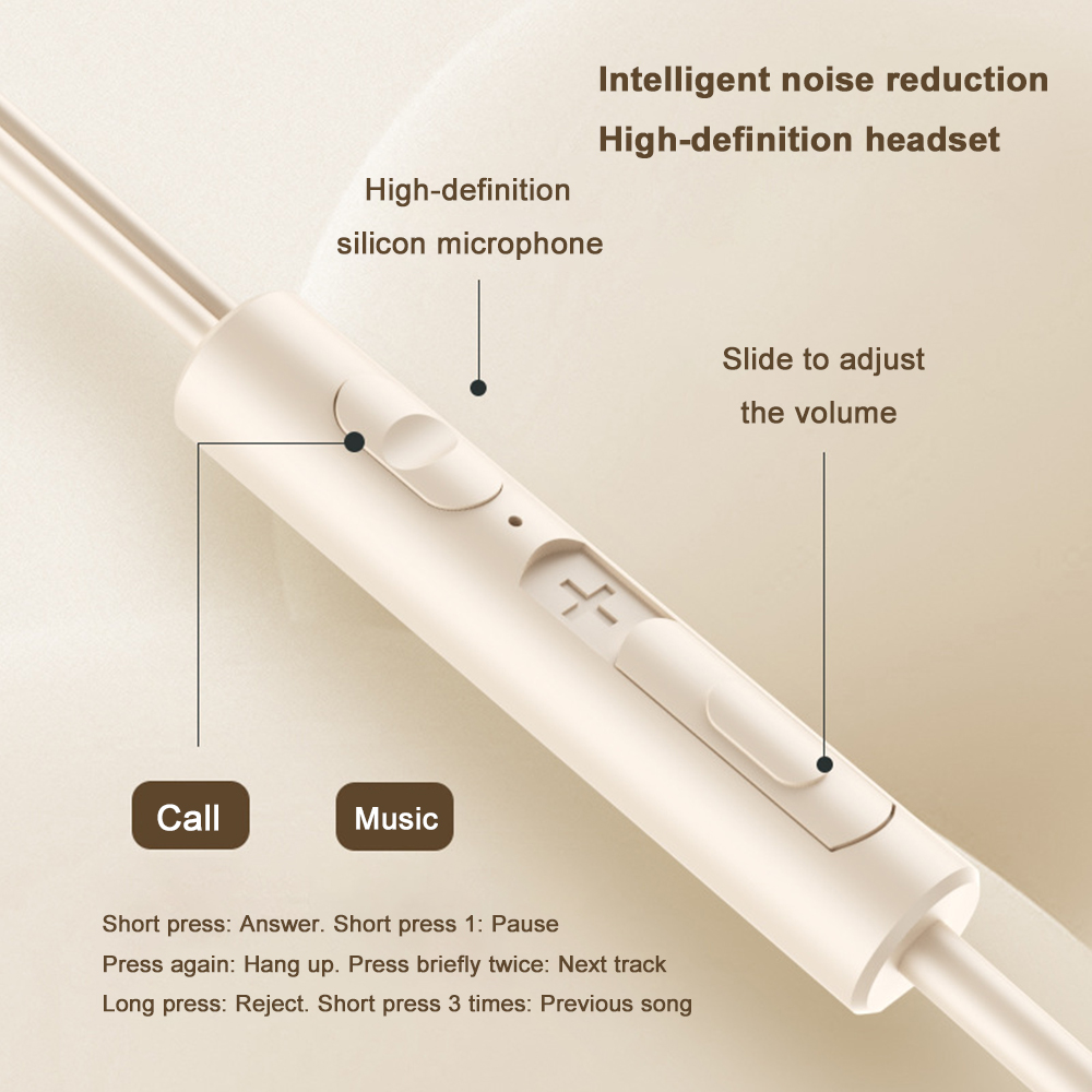 Tipo C Cuffie cablate HiFi Stereo Surround Sound Auricolari da 3,5 mm USB C Cuffie musicali per Samsung Galaxy S24 S23 S22 iPhone 16