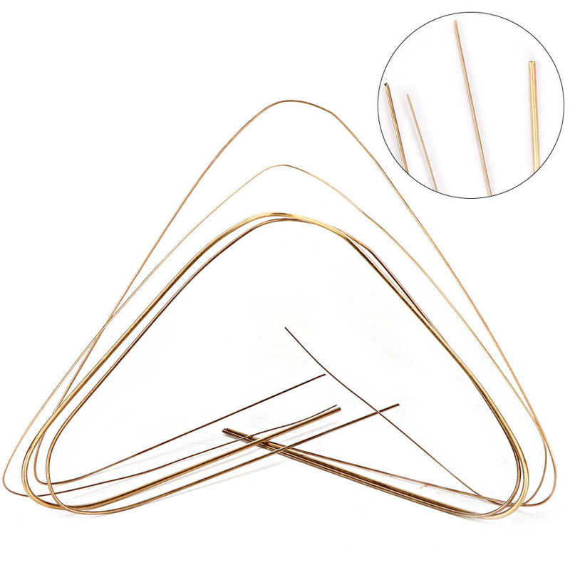 4Pcs Welding Rods 0.5mm 0.7mm 1.0mm 1.5mm Electrode Copper Soldering Wire for Jewelry Making