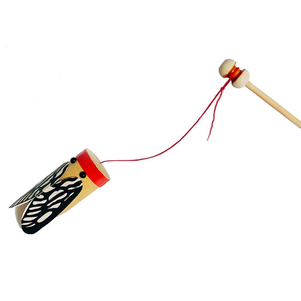 Tige en bois secouant cigale Transmission sonore bricolage expérience éducation enfants jouet pour enfants d'anniversaire