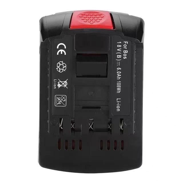 18V 6000mAh Replacement BAT609 Battery for Bosch Compatible BAT618 BAT619G BAT620 SKC181-02 Cordless Power Tool Battery+charger