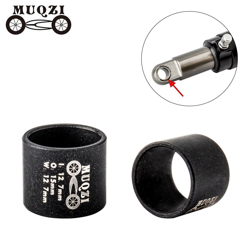 MUQZI amortiguadores de moto Du casquillo de acero inoxidable de la suspensión trasera de la vesícula biliar casquillo de cojinete de teflón bicicleta de montaña