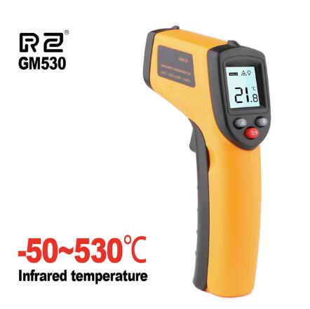 RZ Infrared thermometer thermal handheld digital electronic car temperature non-contact hygrometer Infrared thermometer: GM530