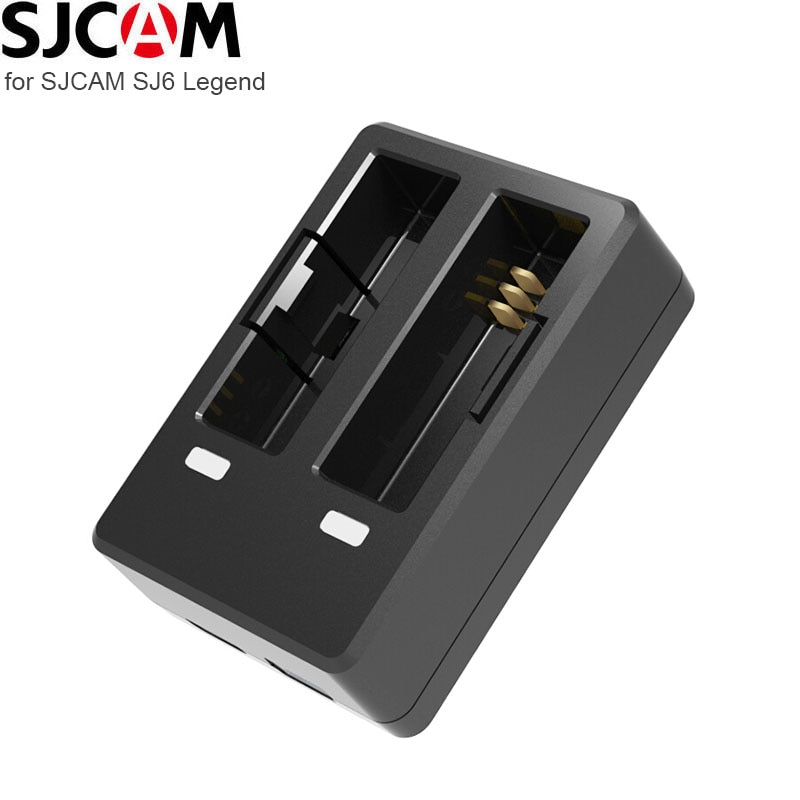 Originele SJCAM SJ6 Legend Batterij Oplader Dual Slot Lader voor SJ6 Legend 4K Wifi Sport Actie Camera Accessoires