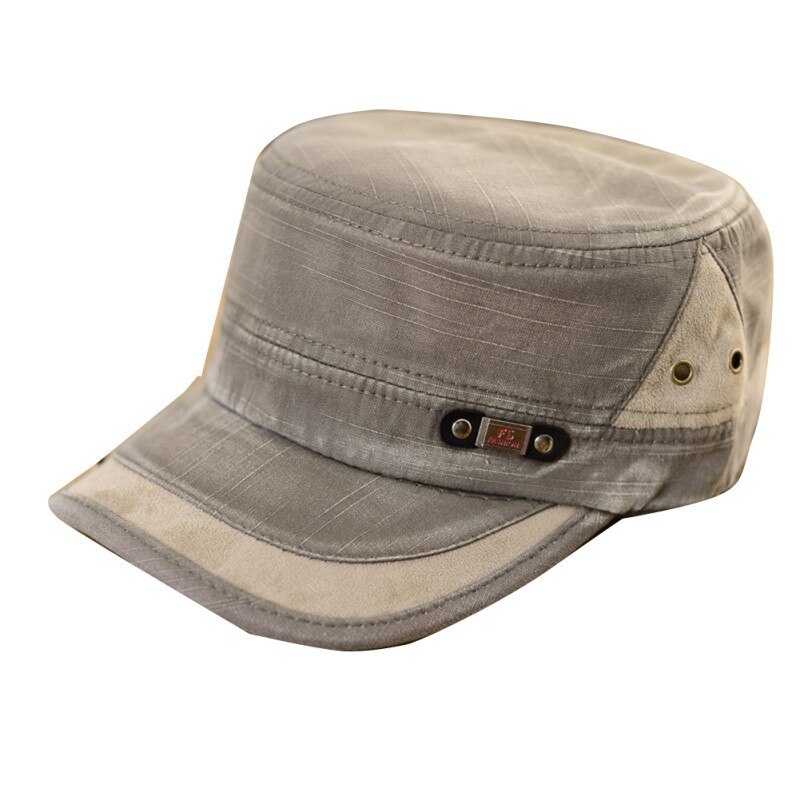 Klassieke Mannen Vrouwen Verstelbare Army Plain Vintage Hoed Cadet Baseball Cap: Army Green