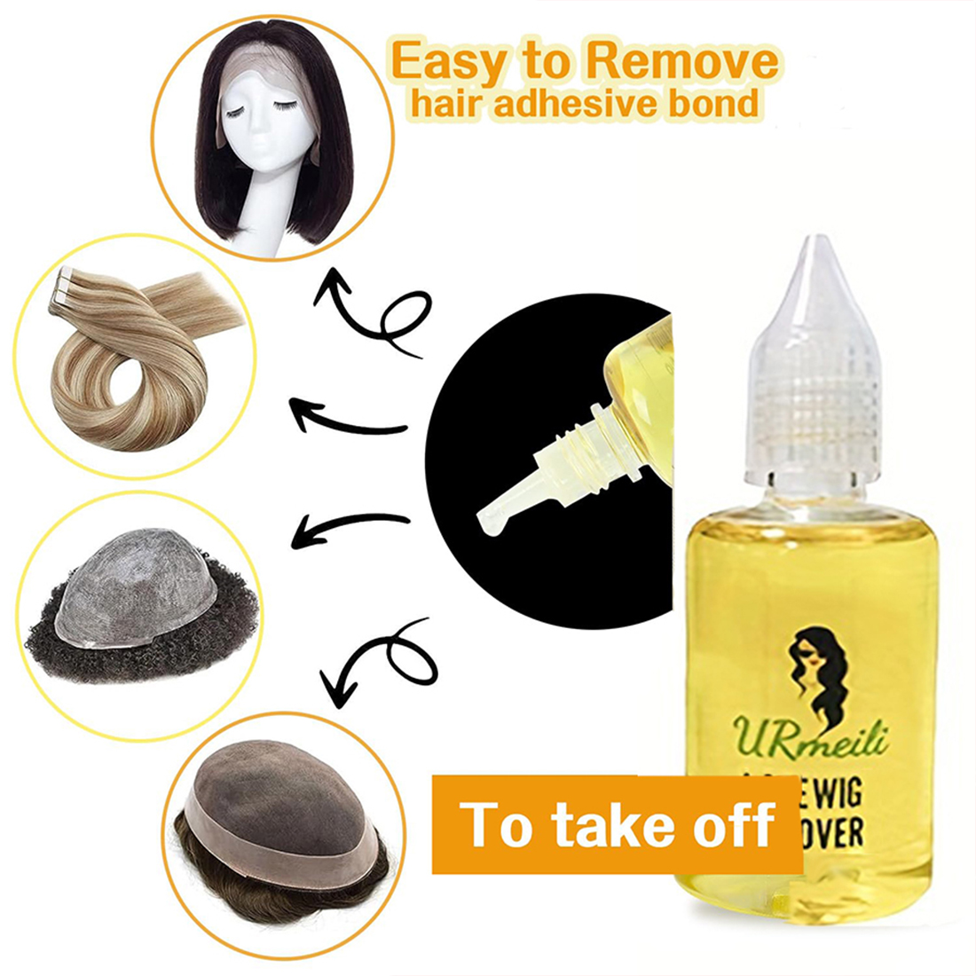 Spray de colle pour perruque Lace Front, 4 pièces, Spray de fusion de dentelle et Spray de liaison de dentelle, Kit de colle pour cheveux