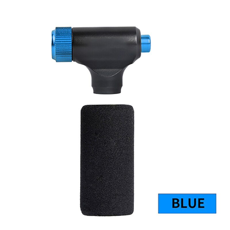 Refuse to Use Disposable Stainless Steel Refillable Rechargeable Cartridge Cylinder Pump Recycling for bicycle: Pump Blue