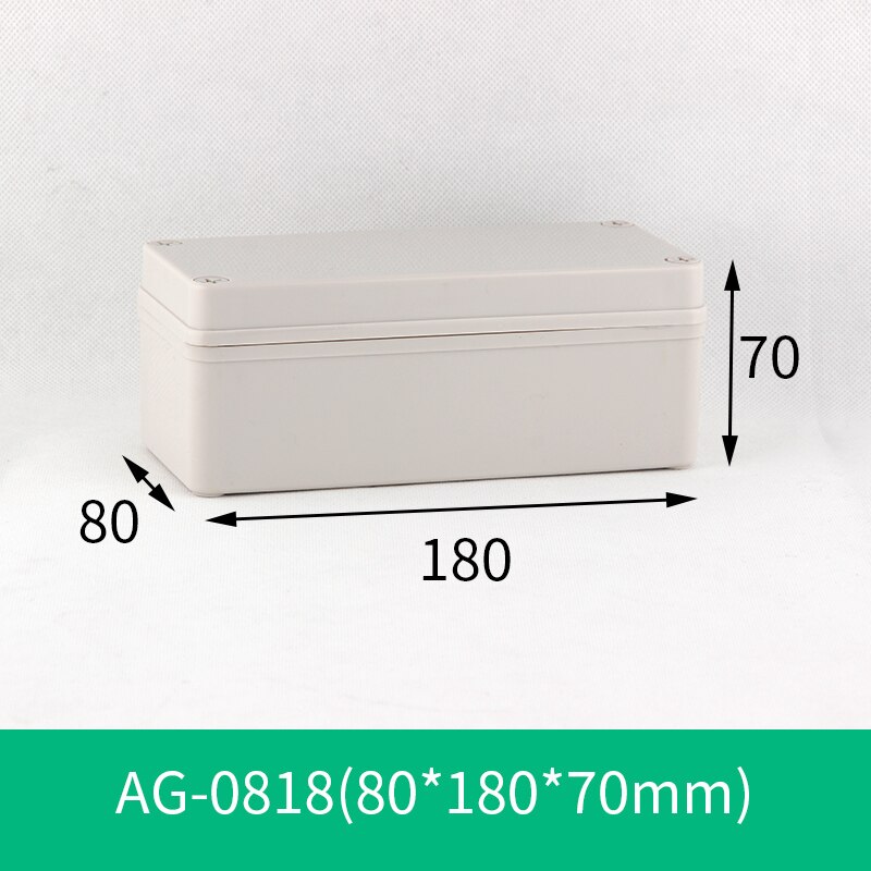 IP67 Plastic Project Box Behuizing Waterdicht Diy Aansluitkastje Abs Behuizing Case Verdeelkast: 180x80x70