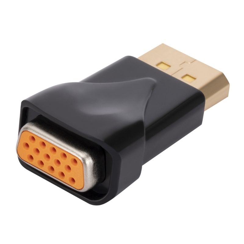 DisplayPort To VGA Adapter 1080P Display Port DP Male to VGA Female Converter For PC Projector DVD TV Laptop Monitor