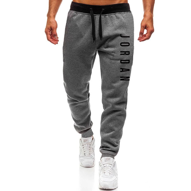 Sport printemps et automne mince pantalons décontractés pour hommes jogging pantalon de sport à la et confortable tout-match pantalon homme: 8 / L