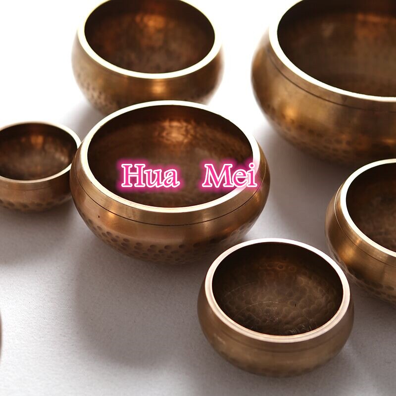 Bol de musique tibétain de 8 cm pour le d'artisanat de méditation et de guérison