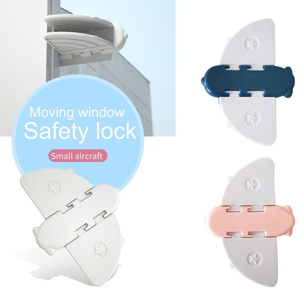 3pcs Safety Sliding Door Lock Home Cupboard Closet Stopper Wardrobe Latch Baby Proof For Child Self Adhesive Glass Window School