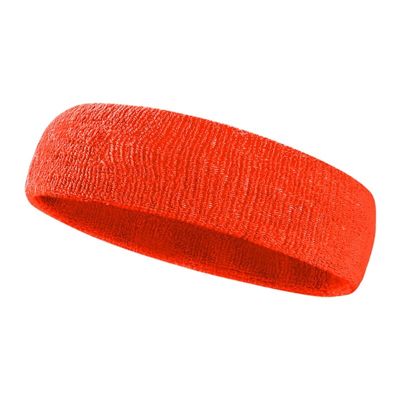 Cotton Elastic Sweatband Basketball Sports Headband Gym Fitness Sweat Hair Band Volleyball Tennis Running Sweatbands: O