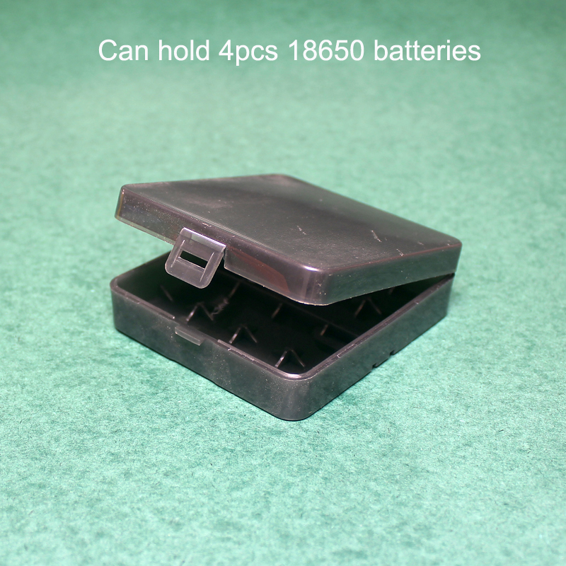 18650 lithium battery storage box rechargeable battery protection box sorting box storage plastic parts box: Ivory