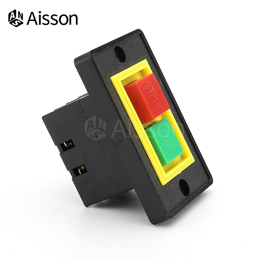 AC 380V 2KW On Off Start Stop Push Button Switch 6 Screw Terminals QCS1 Table Saw Drill Motor
