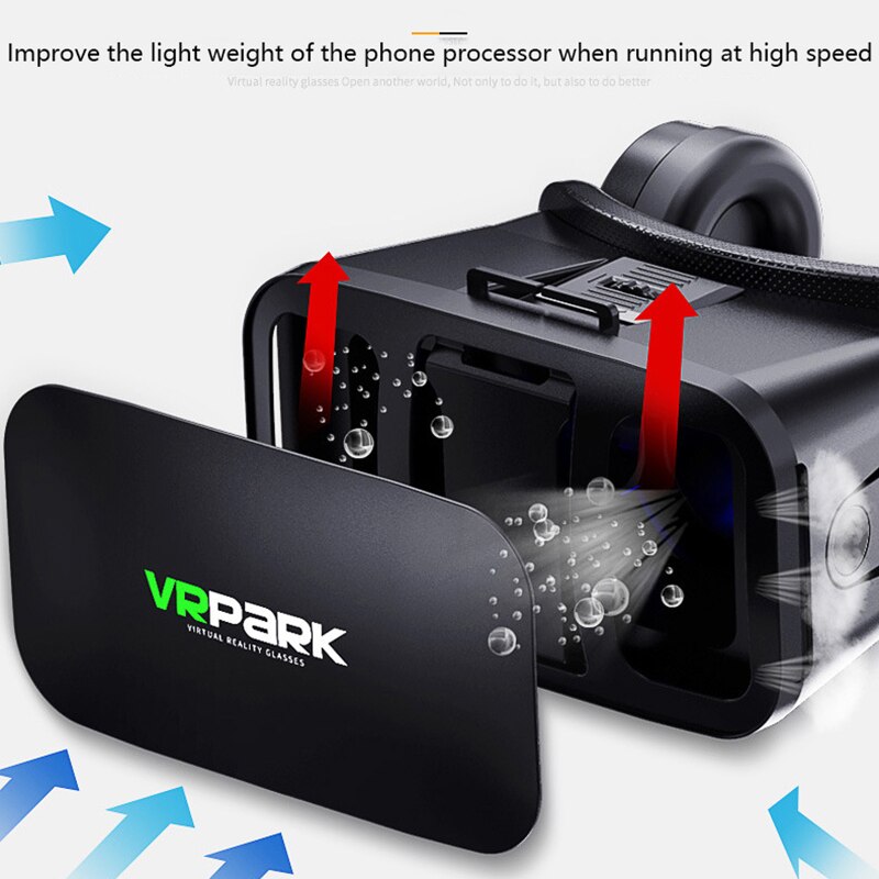 Vrpark 3D Vr Bril Virtual Reality Bril Vrpark J20 Voor Iphone Android Smart Telefoon Games Met Headset Controllers Z4