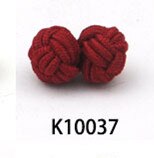 10 pairs/lot Silk Knot Cufflinks Upscale Men's Classic Double Rope Ball Knot Shape Cuff Links Handmade Silk Knots Cuff Link: K10037